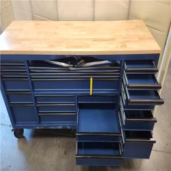 California AS-IS HUSKY 84 IN. 22 DRAWER MOBILE WORKBENCH