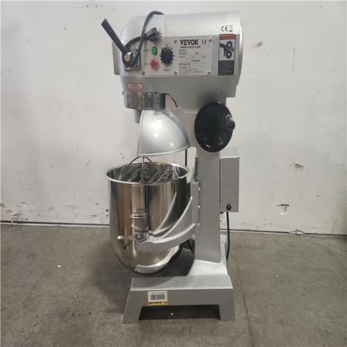 Phoenix Location NEW VEVOR 30 Qt. Commercial Dough Mixer 3-Speeds Adjustable Mixer Silver Electric Stand with Stainless Steel for Restaurants