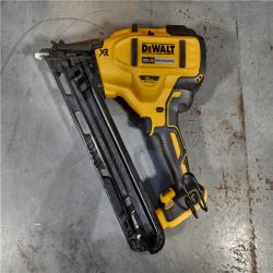 HOUSTON LOCATION - AS-IS DEWALT Cordless 20V MAX XR Angled Finish Nailer (Tool Only)