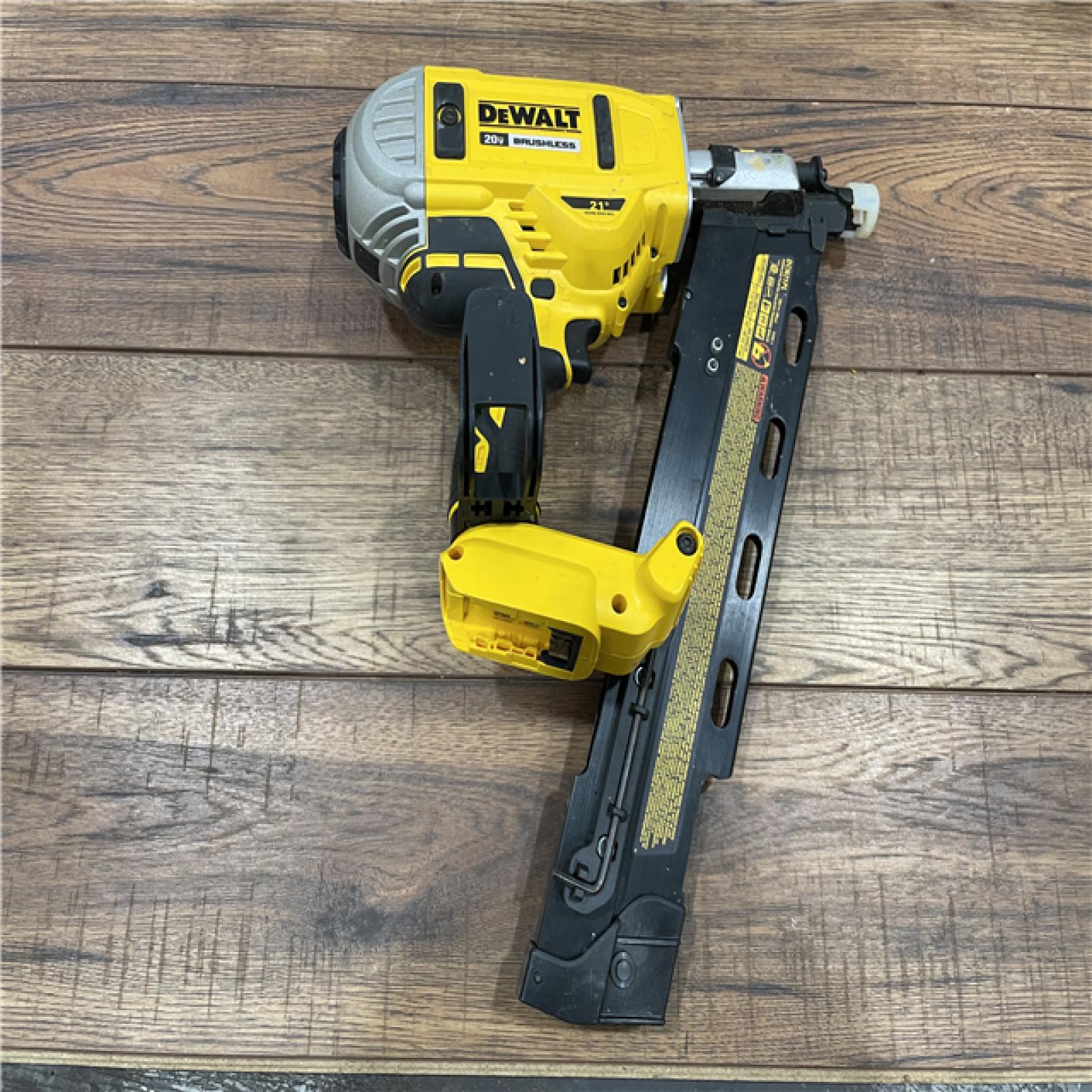 AS-IS DEWALT 20-Volt 21Â° Cordless Framing Nailer (Tool-Only)