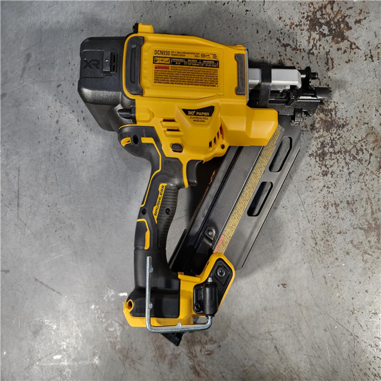 HOUSTON LOCATION - AS-IS DEWALT 20-Volt 30Â° Cordless Framing Nailer (Tool-Only)