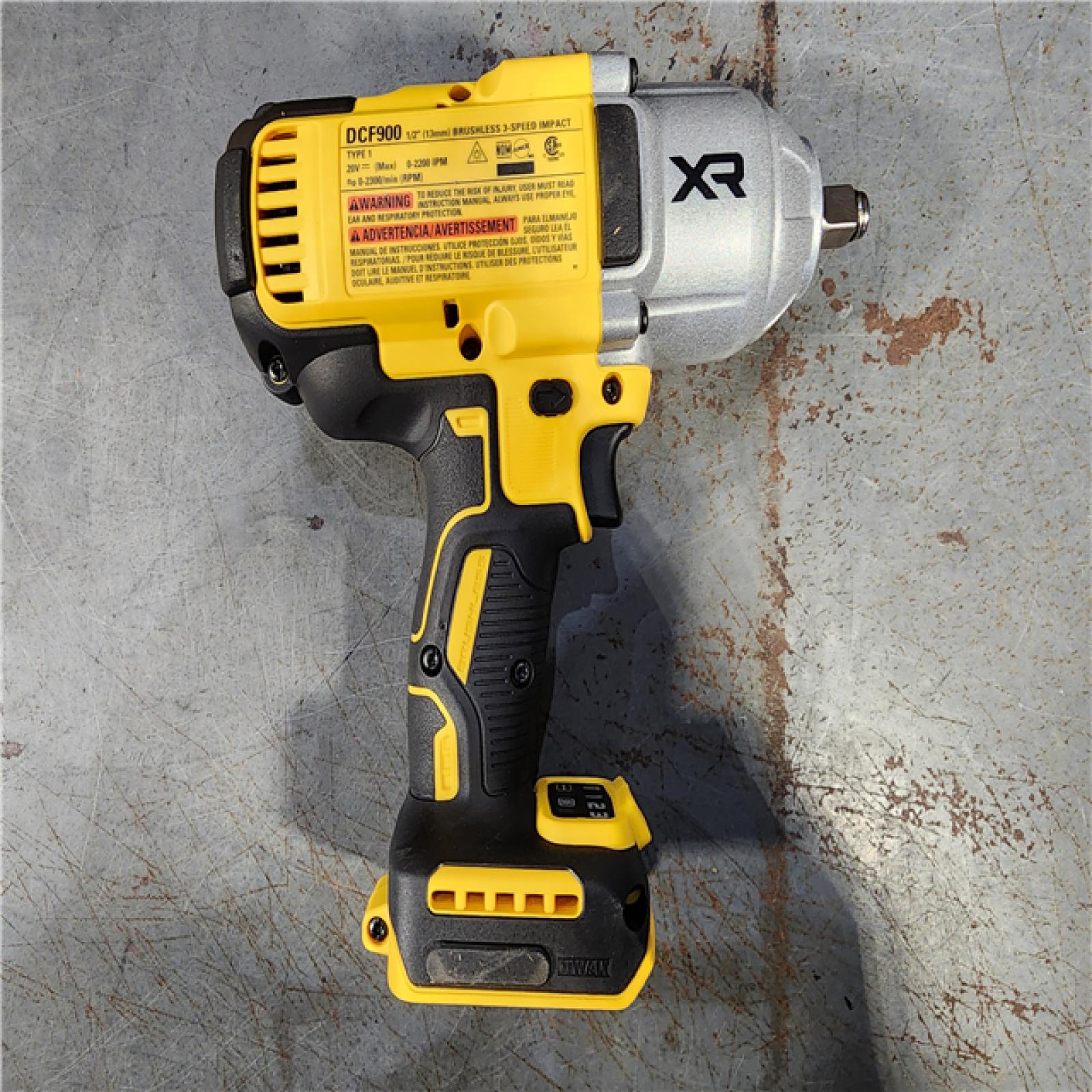 HOUSTON LOCATION - AS-IS (APPEARS LIKE NEW) DEWALT 20V MAX* XR 1/2 High Torque Impact Wrench with Hog Ring Anvil