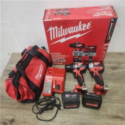 Phoenix Location NEW Milwaukee M18 18V Lithium-Ion Brushless Cordless Hammer Drill/Impact Combo Kit (2-Tool) with 2 Batteries, Charger and Bag