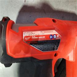 HOUSTON LOCATION - AS-IS Milwaukee 2839-20 M18 FUEL 15 Ga. 18 Volt Brushless Angled Finish Nailer (TOOL ONLY)