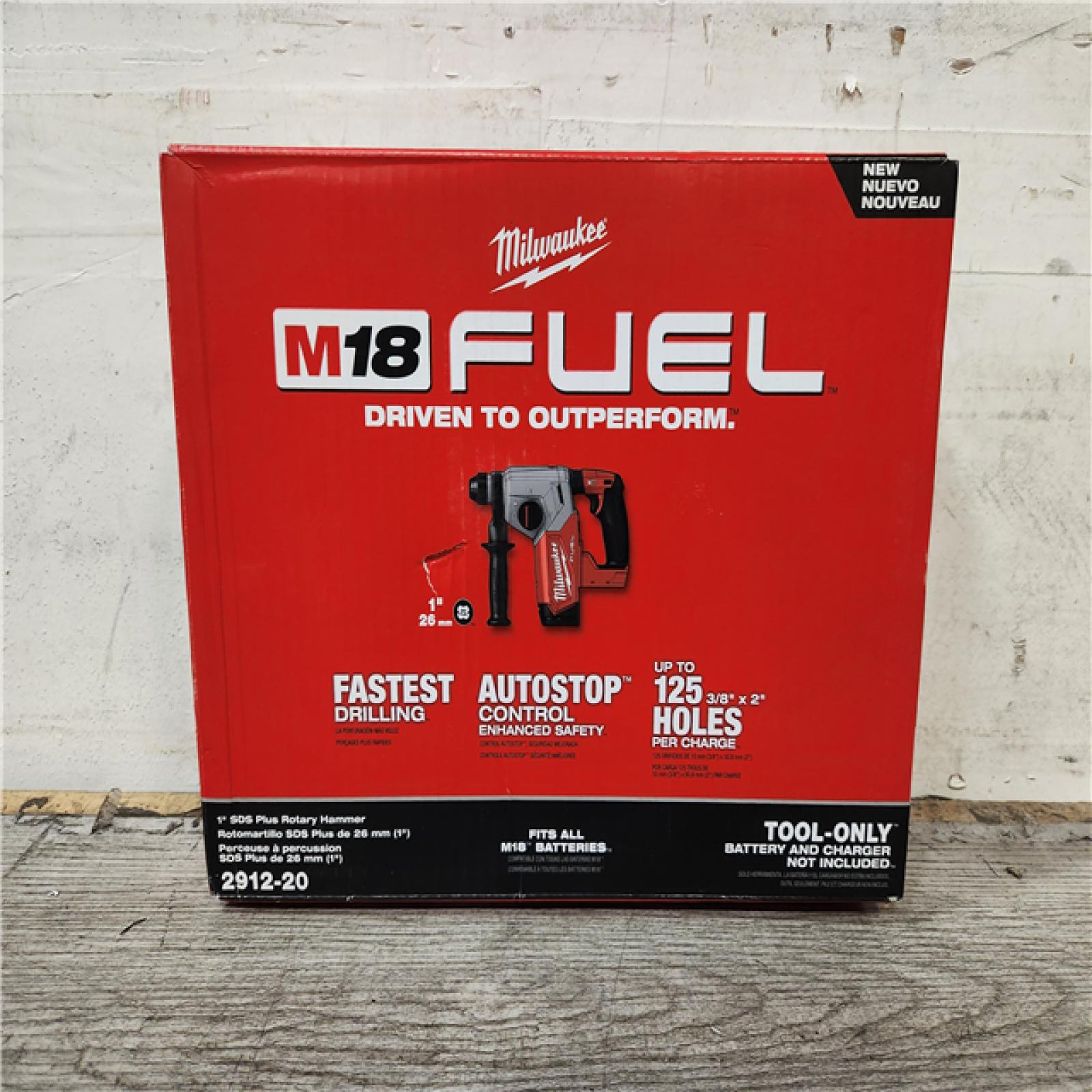 Phoenix Location NEW Milwaukee M18 FUEL 18V Lithium-Ion Brushless Cordless 1 in. SDS-Plus Rotary Hammer (Tool-Only)