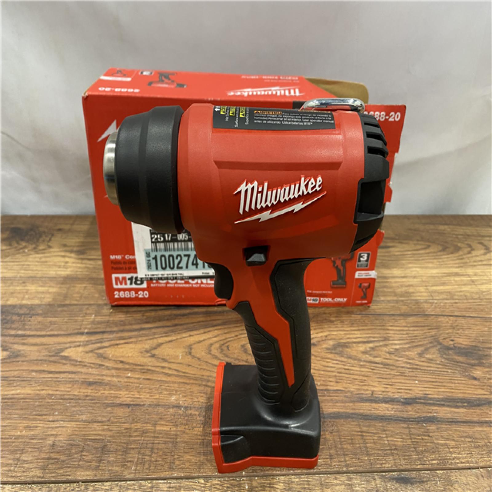 AS IS Milwaukee M18 18 Volt Compact Heat Gun