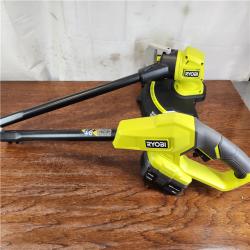 AS-IS RYOBI ONE+ 18V Cordless String Trimmer/Edger and Jet Fan Blower (2-Tool) Combo Kit