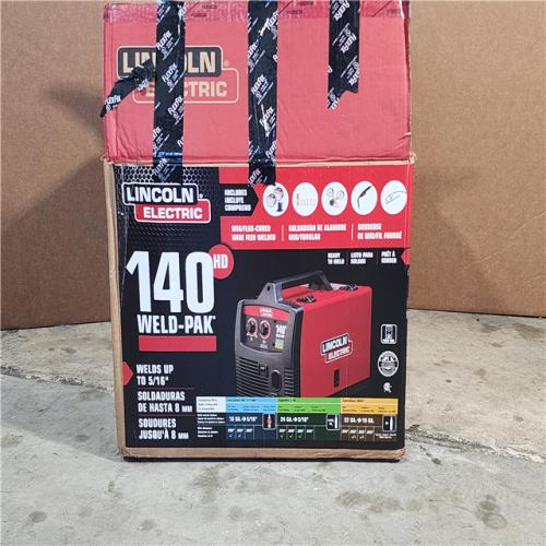 HOUSTON LOCATION - AS-IS (APPEARS LIKE NEW) Lincoln Electric 140 amp weld pak 140hd