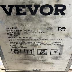 California AS-IS Vevor Blender Model #XZ-SZM15-Appears in LIKE-NEW Condition