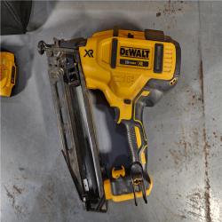 HOUSTON LOCATION - AS-IS DeWalt DCN660D1 20V 16 Gauge Cordless Angled Finish Nailer Kit W/ 2Ah Battery