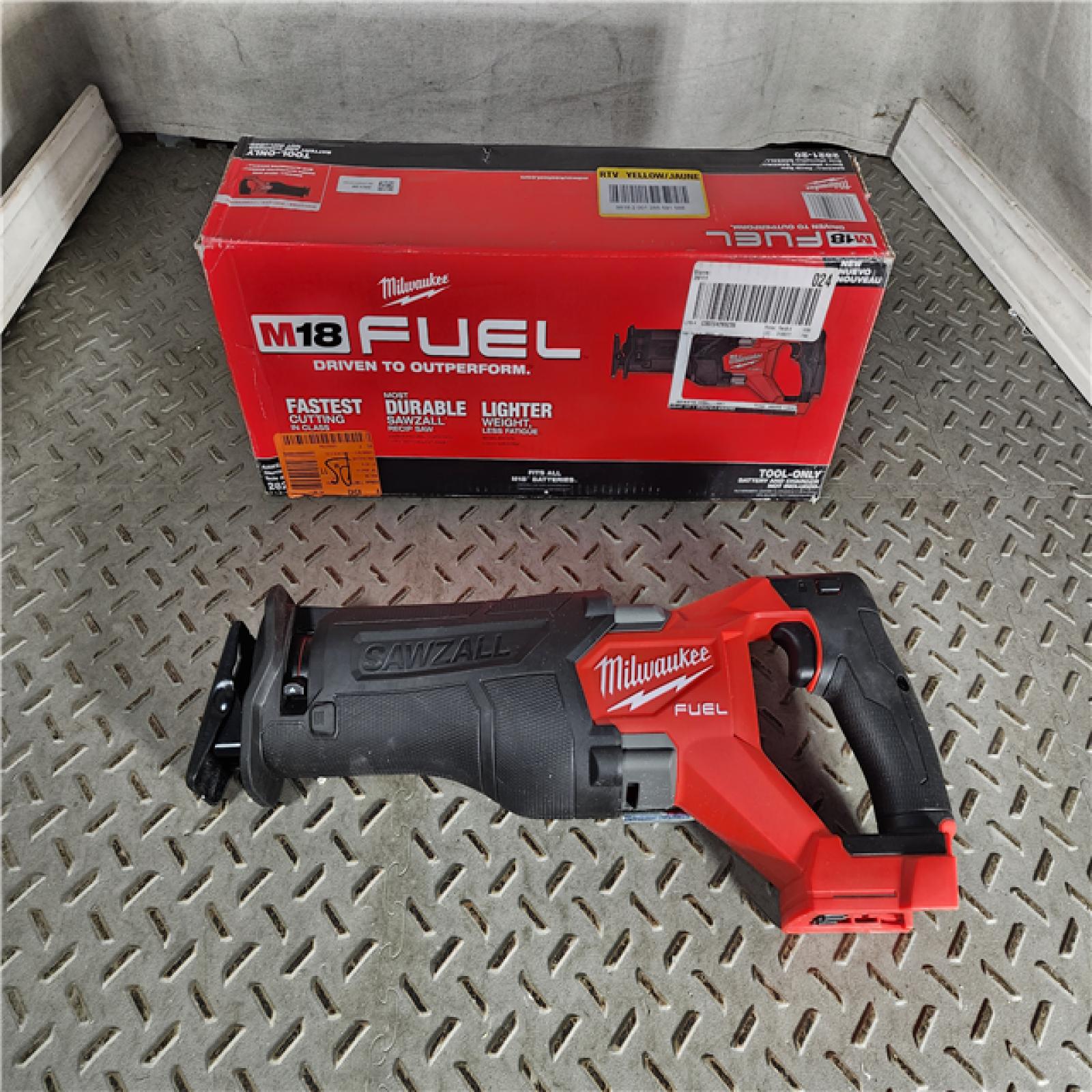 HOUSTON LOCATION - AS-IS Milwaukee M18 18V Fuel Sawzall 1-1/4  Reciprocating Saw Cordless Lithium-Ion Brushless TOOL ONLY