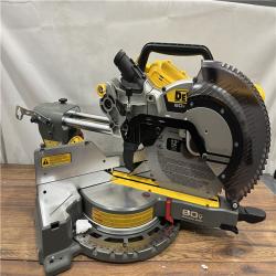 AS IS DEWALT 60V Lithium-Ion 12 in. Cordless Sliding Miter Saw Kit with 9.0Ah Battery Pack