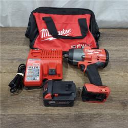 AS-IS Milwaukee 2967-21B M18 FUEL 1/2 High Torque Impact Wrench W/ Friction Ring 5.0Ah Kit