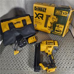 HOUSTON LOCATION - AS-IS (APPEARS LIKE NEW) DEWALT 20V MAX XR 18 Gauge Brad Nailer Kit