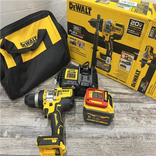 AS-IS Dewalt FLEXVOLT 20 Volt 1/2 in. Brushless Cordless Hammer Drill/Driver Kit (Battery & Charger)