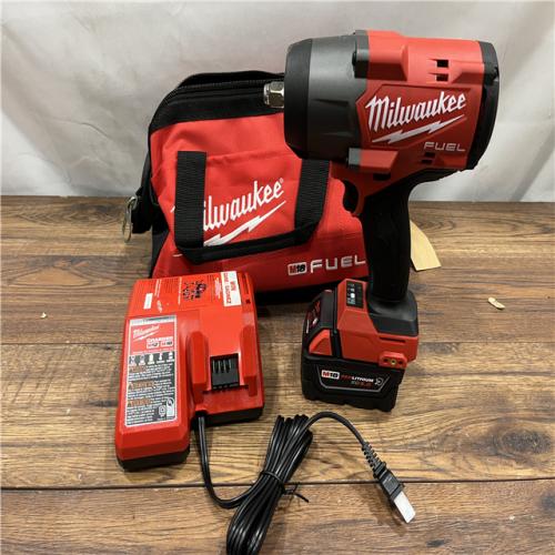 AS IS Milwaukee M18 1/2 in. Cordless Brushless High Torque Impact Wrench Kit (Battery & Charger)