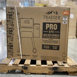 DALLAS LOCATION - Traeger Pro 575 Wifi Pellet Grill and Smoker in Black