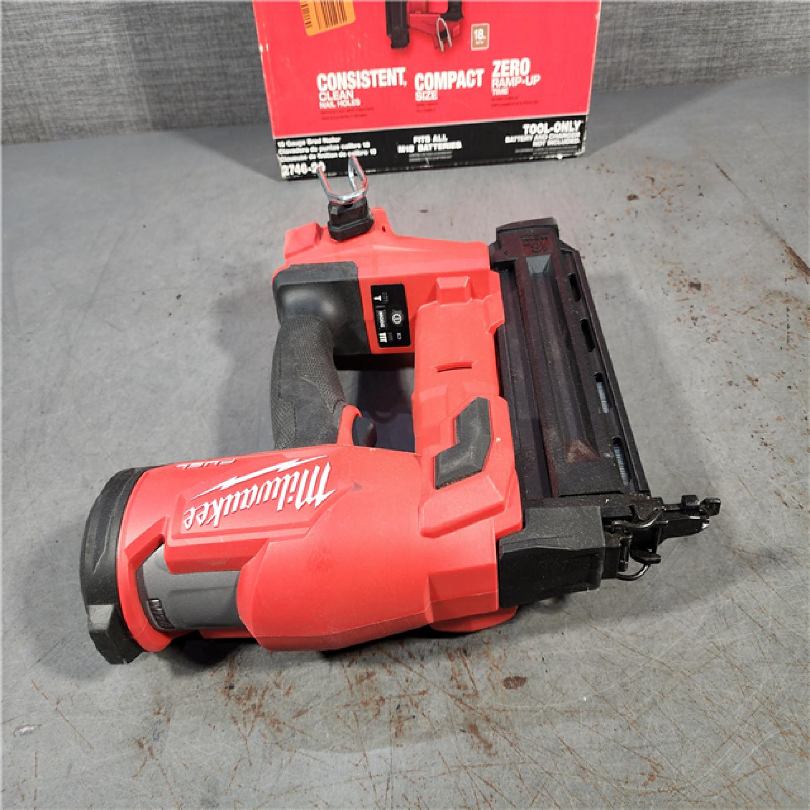 HOUSTON LOCATION - AS-IS Milwaukee M18 Fuel 18V Brushless 18-Gauge Brad Nailer 2746-20 (Bare Tool)