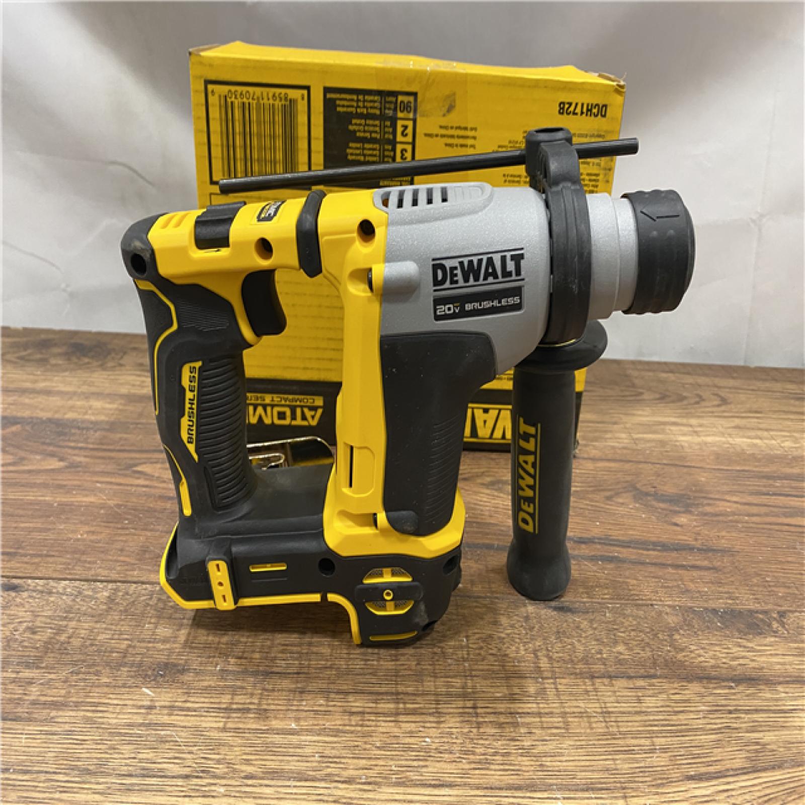 AS IS Dewalt DCH172B MAX Atomic 20V 5/8 Inch Brushless Cordless SDS Plus Rotary Hammer (Tool Only)