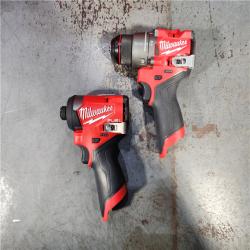 HOUSTON LOCATION - AS-IS Milwaukee 3497-22 12V Brushless Hammer Drill and Impact Driver Combo Kit