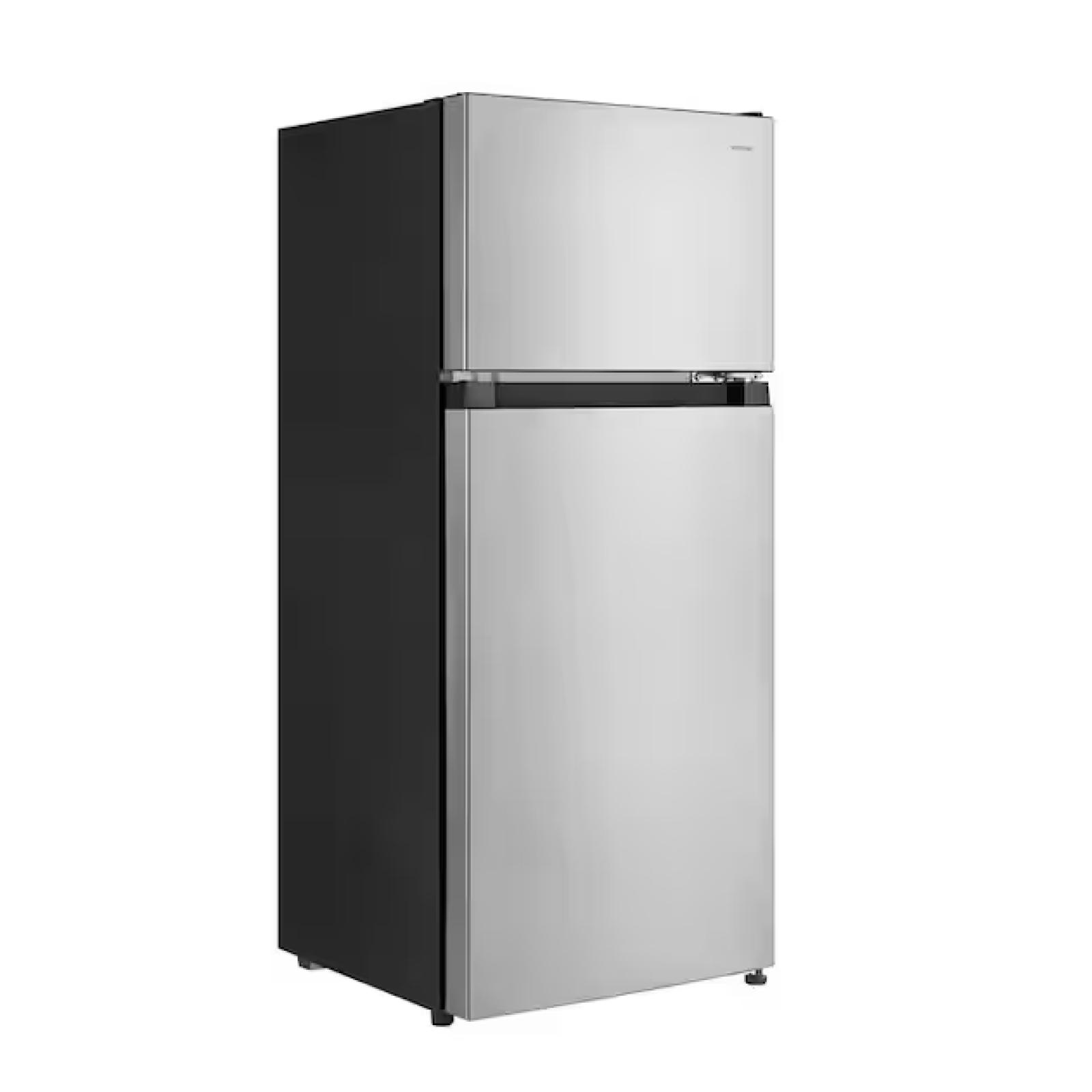 DALLAS LOCATION - Vissani 4.5 cu. ft. 2-Door Mini Refrigerator in Platinum Steel with Freezer PALLET -(8 UNITS)