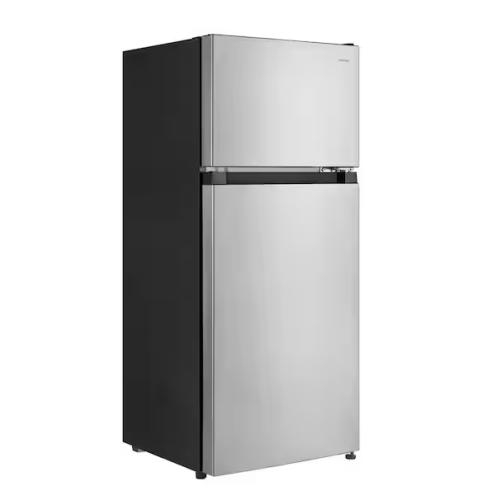 DALLAS LOCATION - Vissani 4.5 cu. ft. 2-Door Mini Refrigerator in Platinum Steel with Freezer PALLET -(8 UNITS)