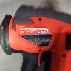 HOUSTON LOCATION - AS-IS M18 FUEL 18-Volt Lithium-Ion Brushless Cordless 18-Gauge 1/4 in. Narrow Crown Stapler (Tool-Only)