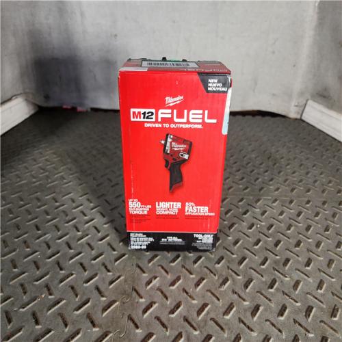 HOUSTON LOCATION - AS-IS M12 Fuel 3/8 Stubby Impact Wrench