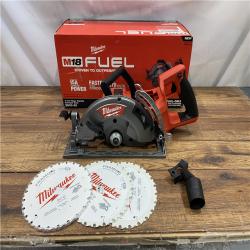 AS IS Milwaukee 2830-20 Rear Handle Circular Saw M18 FUEL 7-1/4  Cordless Brushless Tool Only