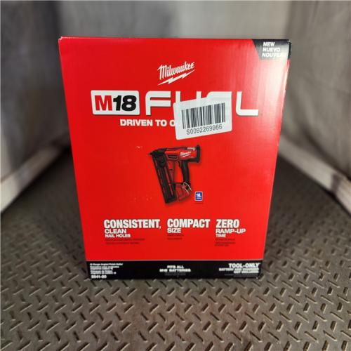 HOUSTON LOCATION - AS-IS (APPEARS LIKE NEW) Milwaukee 2841-20 18V Cordless Gen II 16 Gauge Angled Finish Nailer (Tool Only)