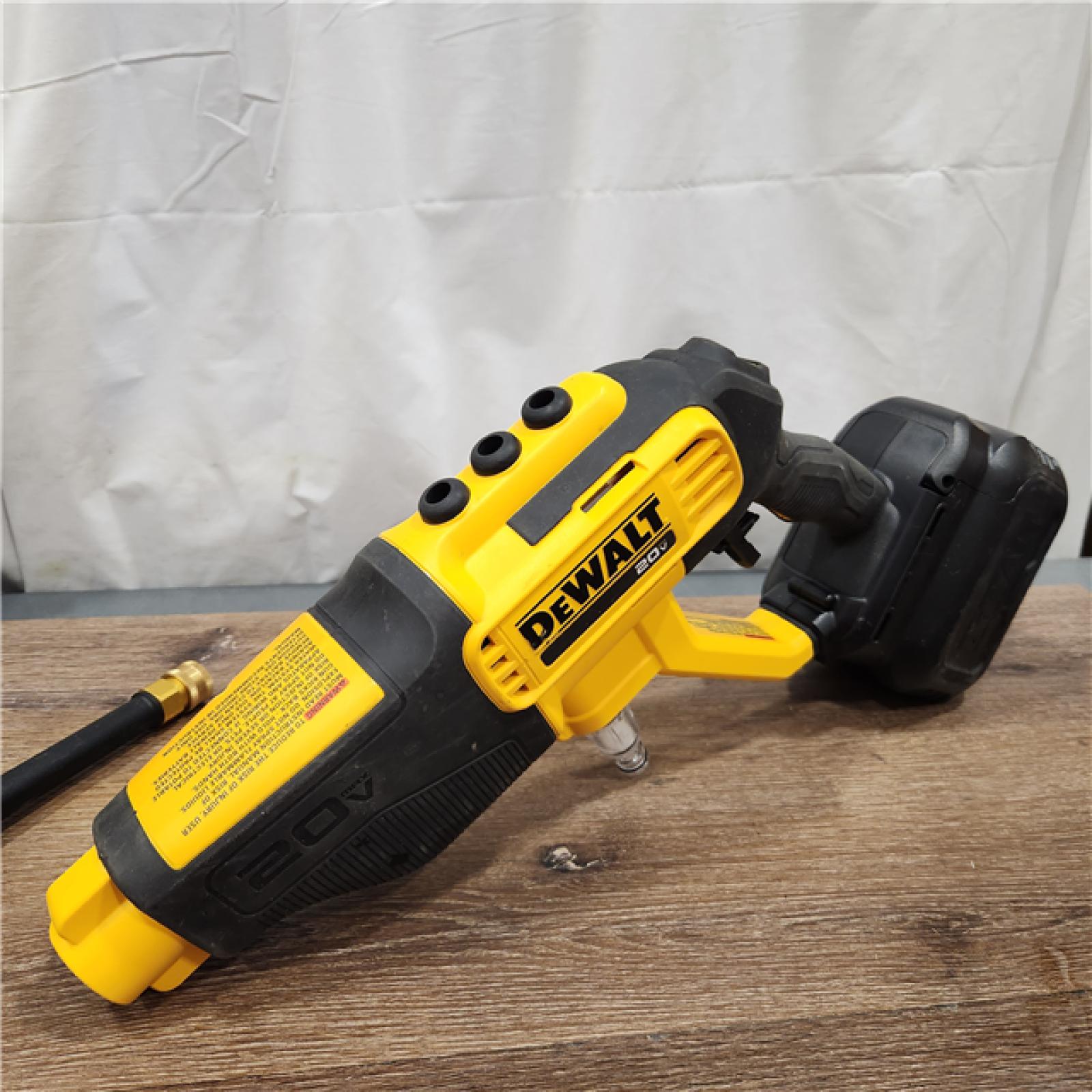 AS-IS Dewalt 20V 550 PSI  1 GPM Cordless Power Cleaner W/ 4 Nozzles Tool-Only DCPW550B