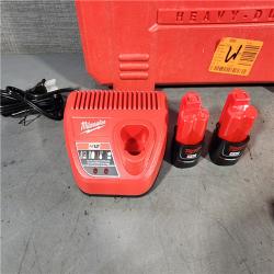 HOUSTON LOCATION - AS-IS (APPEARS LIKE NEW) Milwaukee M12 Force Logic Press Tool 1/2 in. to 1 in. Kit