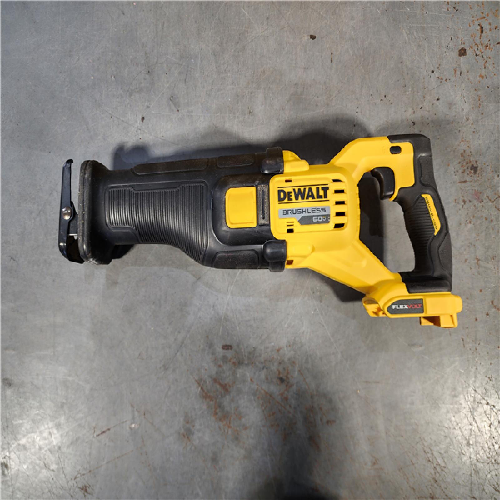 HOUSTON LOCATION - AS-IS DeWalt DCS389B FLEXVOLT 60V MAX Cordless Brushless Reciprocating Saw (Tool-Only)