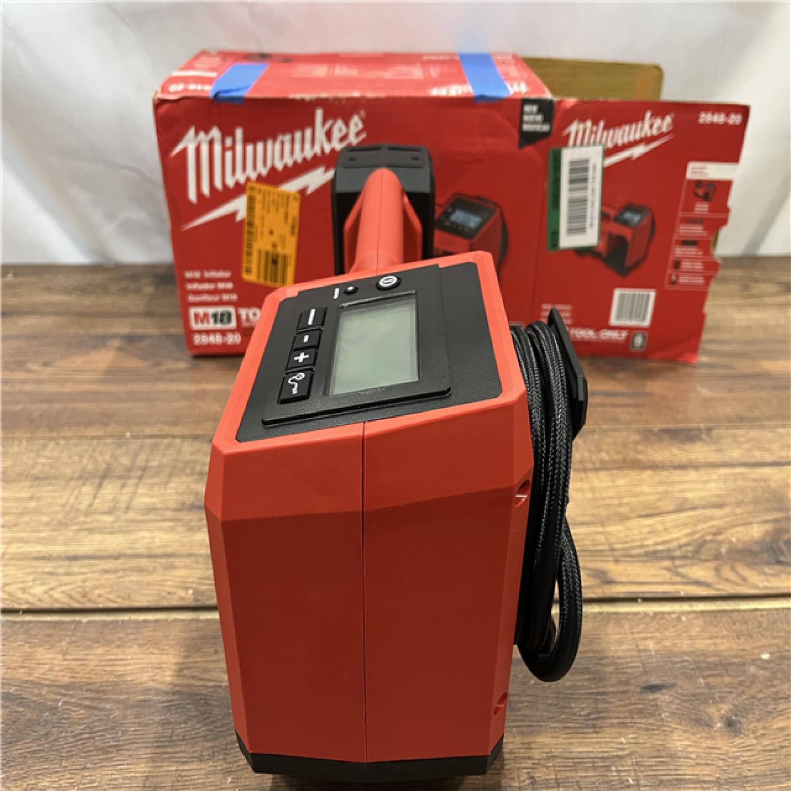 AS IS Milwaukee M18 18-Volt Lithium-Ion Cordless Portable Inflator (Tool-Only)