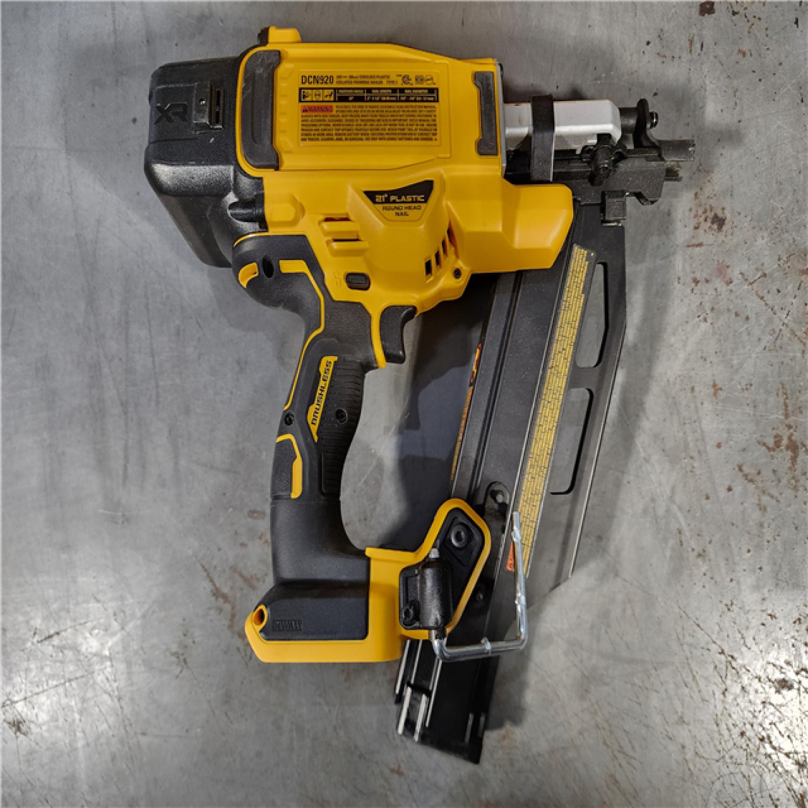 HOUSTON LOCATION - AS-IS DEWALT 20-Volt 21Â° Cordless Framing Nailer (Tool-Only)