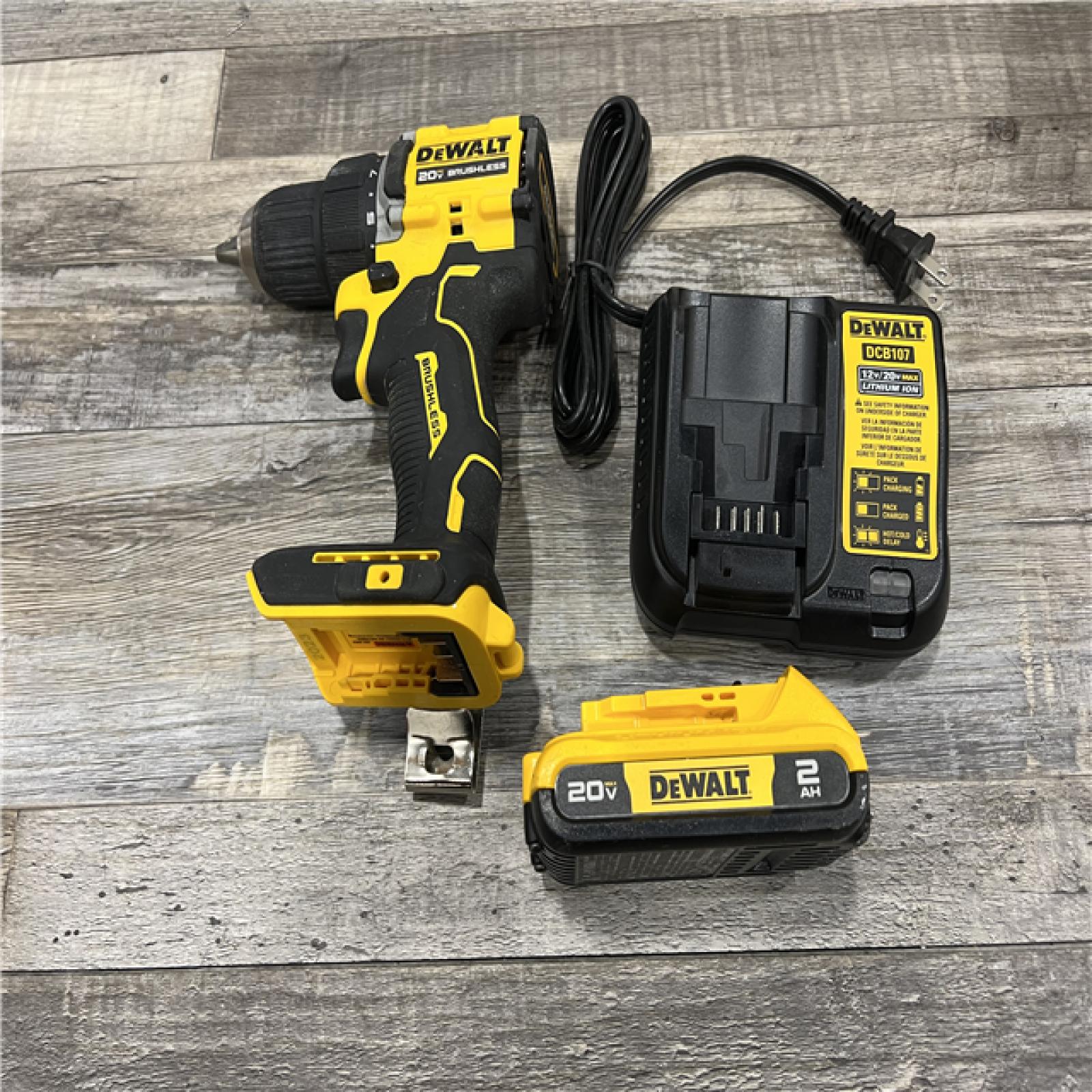 AS-IS DeWalt ATOMIC COMPACT SERIESâ„¢ 20V MAX* Brushless Cordless 1/2 in. Drill/Driver