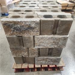 Phoenix Location Pavestone RockWall Large 7 in. L x 17.44 in. W x 6 in. H Limestone Concrete Retaining Wall Block (48 Pieces/34.9 sq. ft./Pallet)