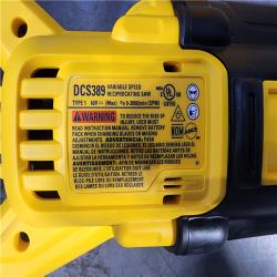 HOUSTON LOCATION - AS-IS DeWalt DCS389B FLEXVOLT 60V MAX Cordless Brushless Reciprocating Saw (Tool-Only)