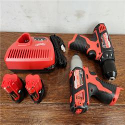 Good Milwaukee M12 12-Volt Lithium-Ion Cordless (2-Tool) Combo Kit