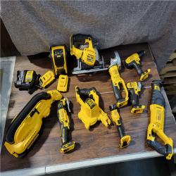 CALIFORNIA NEW DEWALT 10-TOOL COMBO IT(BATTERIES,CHARGER,AND 2 BAGS INCLUDED)