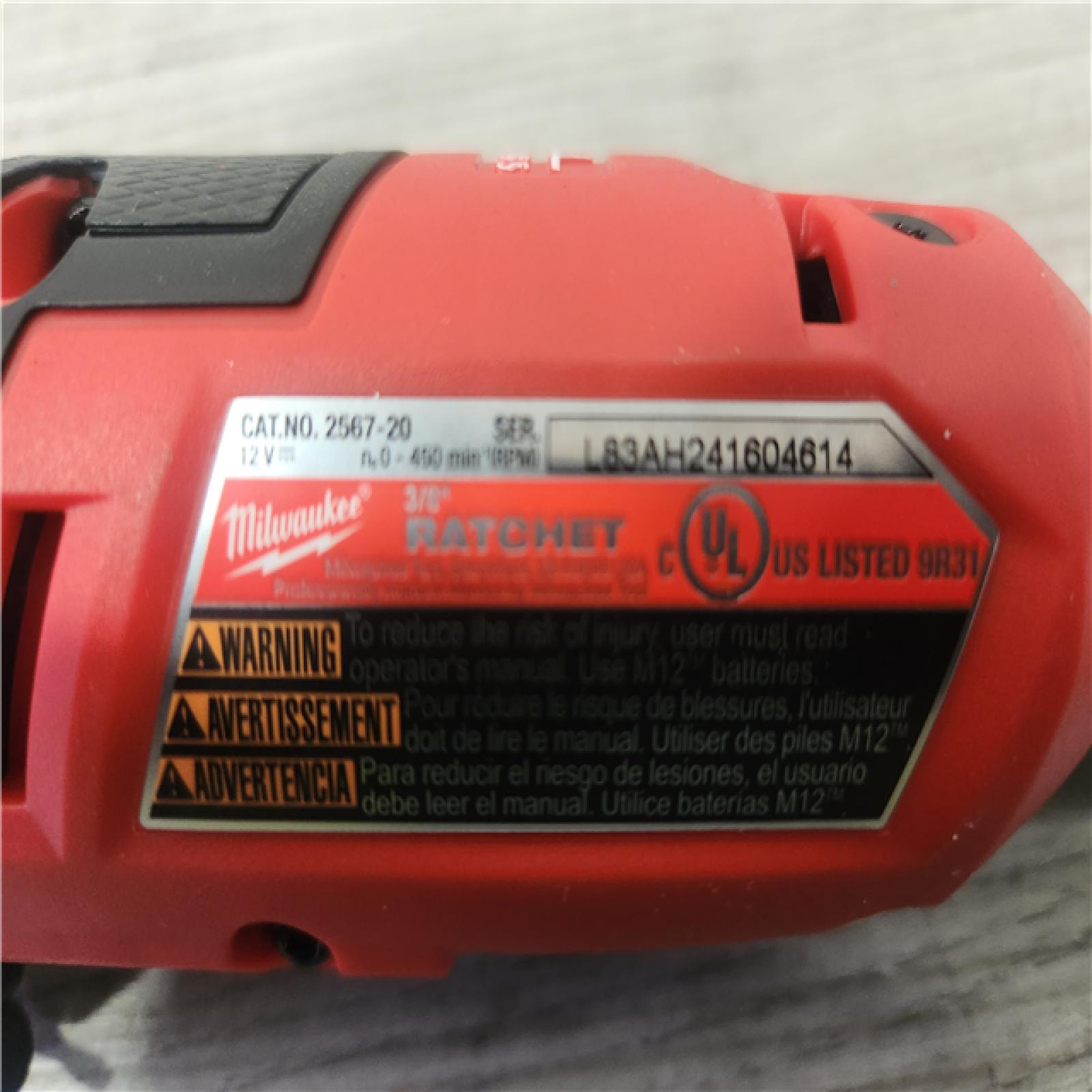 Phoenix Location Milwaukee M12 FUEL 12-Volt Lithium-Ion Brushless Cordless High Speed 3/8 in. Ratchet (Tool-Only)