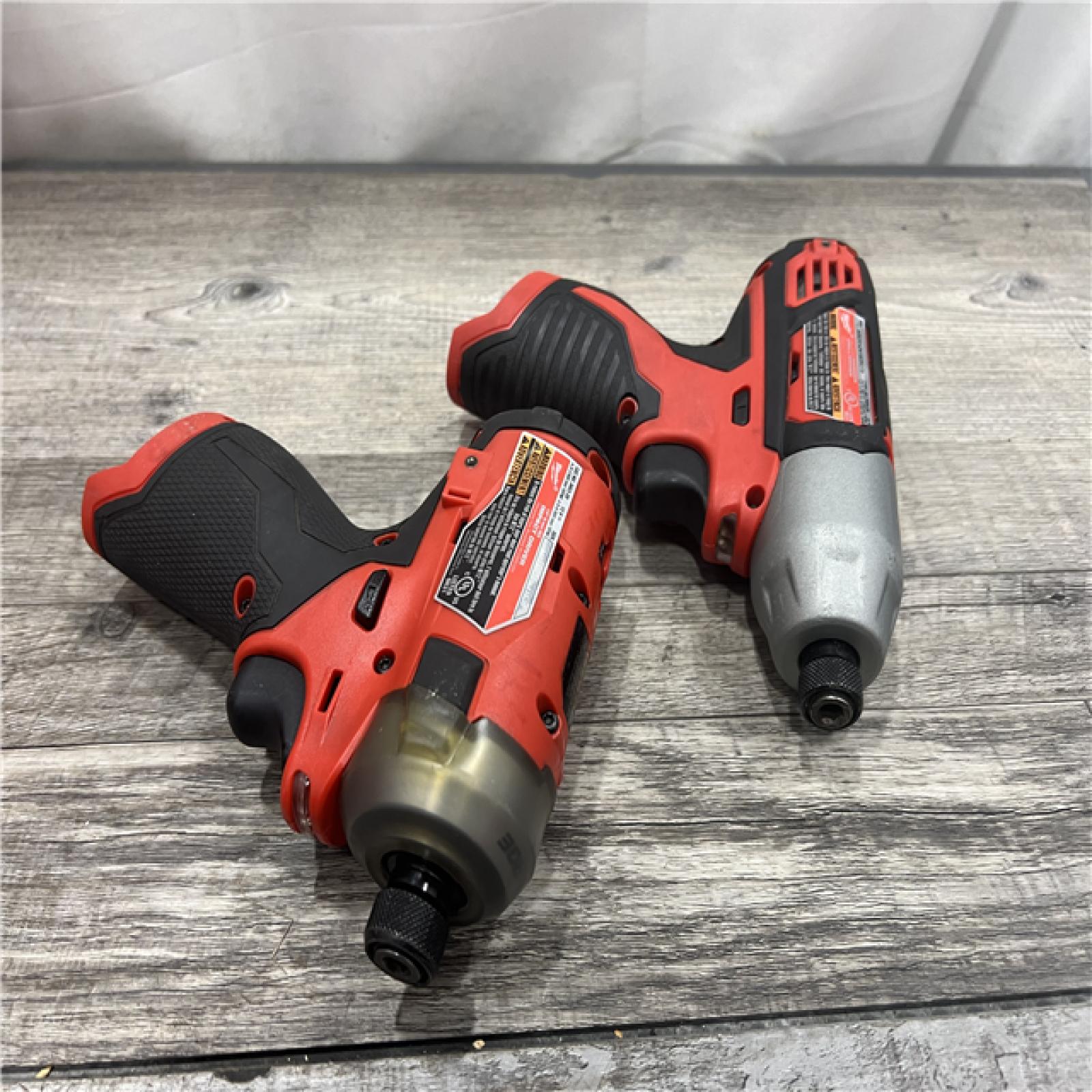 AS-IS Milwaukee 3497-22 12V Brushless Hammer Drill and Impact Driver Combo Kit