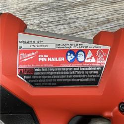 AS-IS Milwaukee 2540-20 12V 23 Gauge Cordless Pin Nailer (Tool Only)