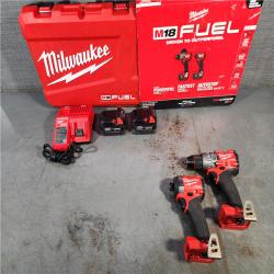 HOUSTON LOCATION - AS-IS M18 FUEL 18V Lithium-Ion Brushless Cordless Hammer Drill and Impact Driver Combo Kit (2-Tool) with 2 Batteries