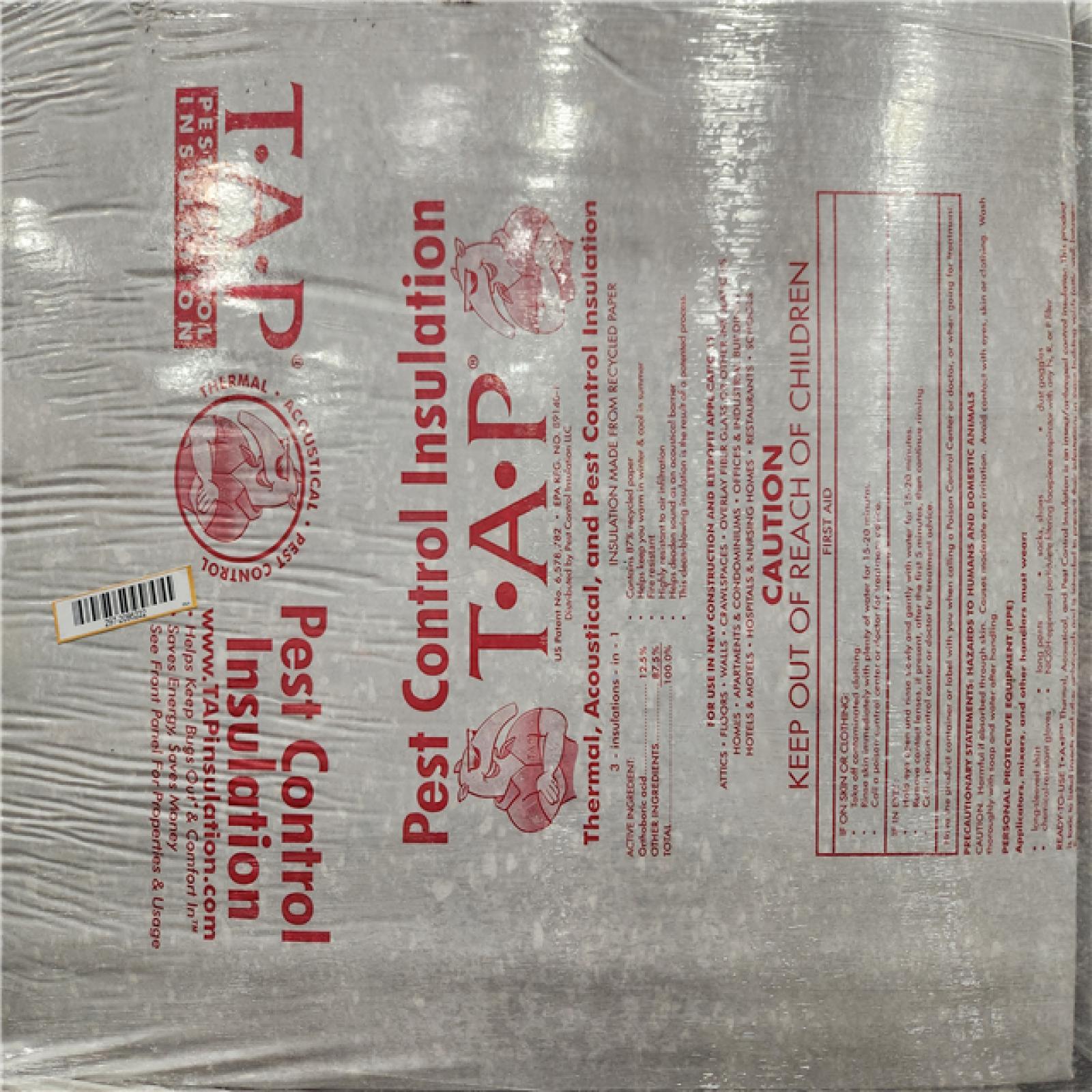 Phoenix Location TAP Pest Control Insulation TAP EPA Registered Pest Control Cellulose Blown-In Insulation 25 lbs. (30-Bags, 1464 Sq. Ft.)