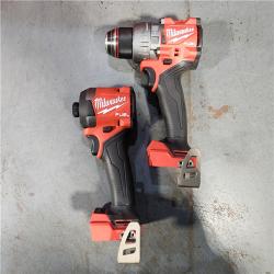 HOUSTON LOCATION - AS-IS Milwaukee M18 FUEL 18V Lithium-Ion Brushless Cordless Hammer Drill and Impact Driver Combo Kit (2-Tool) with 2 Batteries