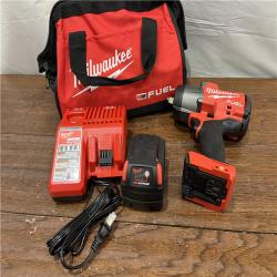 AS-ISMilwaukee M18 1/2 in. Cordless Brushless High Torque Impact Wrench Kit (Battery & Charger)