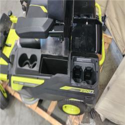 California AS-IS Ryobi 80V HP Brushless Battery Cordless Electric 30 in. Multi-Blade Mower with Battery and Charger