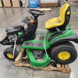 Dallas Location - As-Is John Deere S160 48 in. 24 HP V-Twin ELS Gas Hydrostatic Riding Lawn Tractor