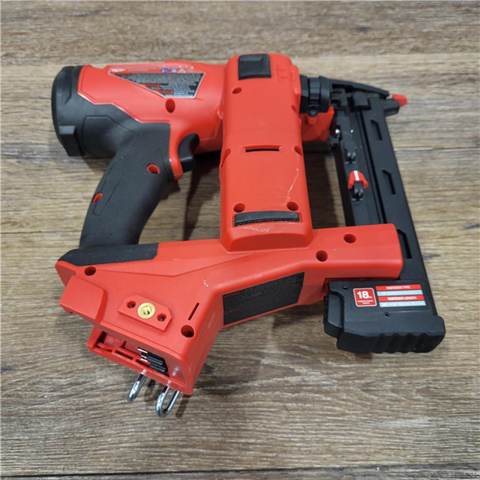 AS-IS M18 FUEL 18-Volt Lithium-Ion Brushless Cordless 18-Gauge 1/4 in. Narrow Crown Stapler (Tool-Only)